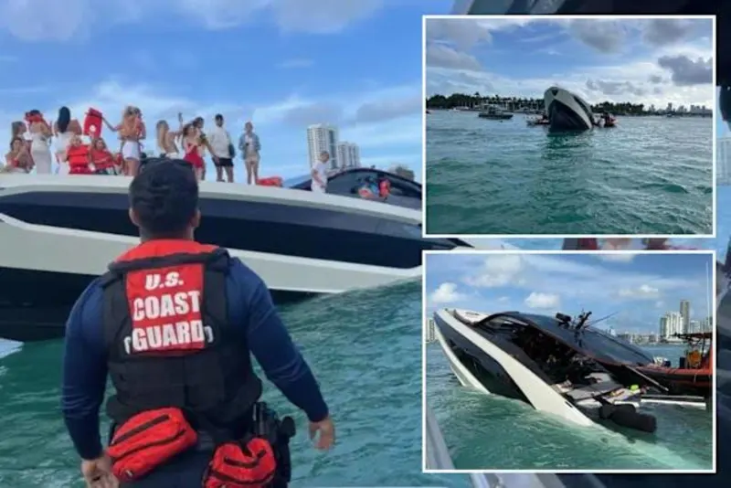 Luxury Lamborghini Yacht Capsizes Off Miami Beach With Dozens of Influencers Onboard